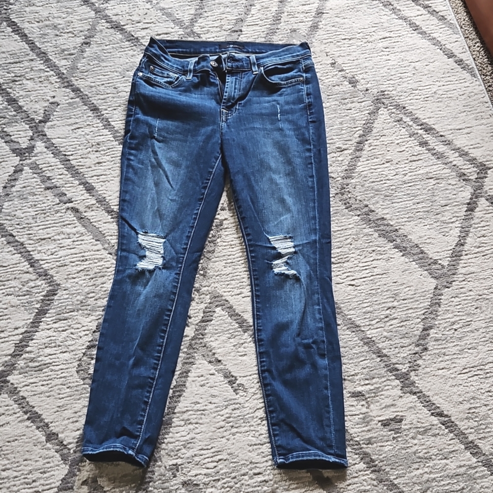 7 for all mankind ankle gwenevere skinny jeans